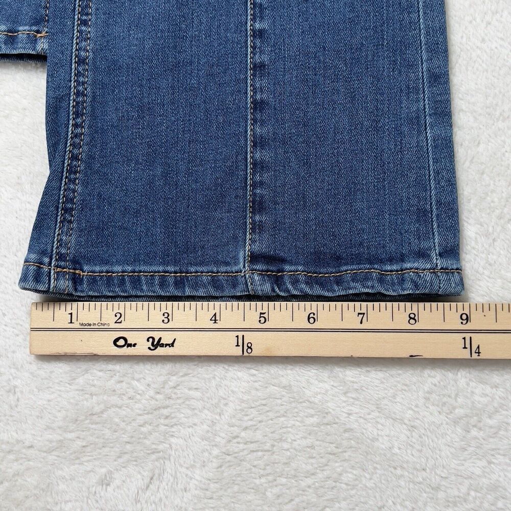 Anthropologie Pilcro Utility High Rise Cropped Bootcut Jeans Women Sz 32 - Picture 16 of 16